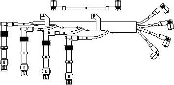 Bremi 473/100 - Augstsprieguma vadu komplekts www.autospares.lv