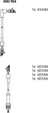 Bremi 600/164 - Augstsprieguma vadu komplekts www.autospares.lv