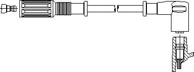 Bremi 670/28 - Augstsprieguma vads www.autospares.lv