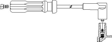 Bremi 672/40 - Augstsprieguma vads www.autospares.lv