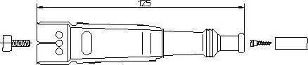 Bremi 10210/5 - Вилка, свеча зажигания www.autospares.lv