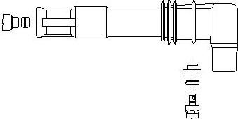 Bremi 13309A5 - Kontaktspraudnis, Aizdedzes svece www.autospares.lv