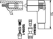 Bremi 13208/1 - Plug, distributor www.autospares.lv