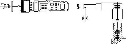 Bremi 1A24E69 - Augstsprieguma vads www.autospares.lv