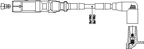 Bremi 1A23F61 - Augstsprieguma vads www.autospares.lv