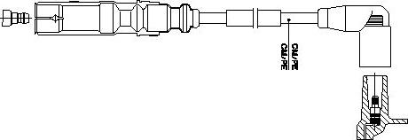 Bremi 1A22E65 - Augstsprieguma vads www.autospares.lv