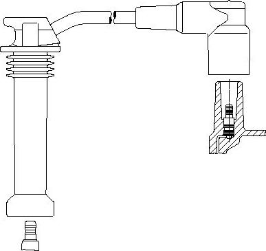 Bremi 8A19/46 - Augstsprieguma vads www.autospares.lv