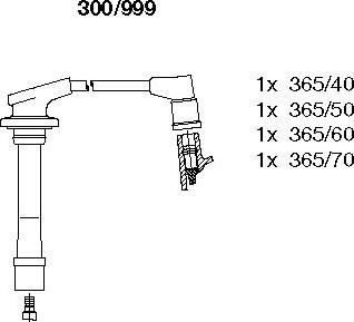 Bremi 300/999 - Augstsprieguma vadu komplekts www.autospares.lv