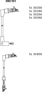 Bremi 300/131 - Augstsprieguma vadu komplekts www.autospares.lv