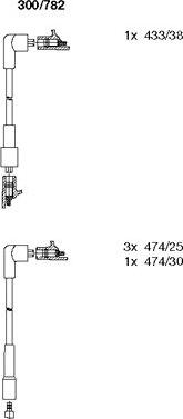 Bremi 300/782 - Augstsprieguma vadu komplekts www.autospares.lv