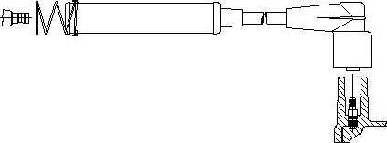 Bremi 329/40 - Augstsprieguma vads www.autospares.lv