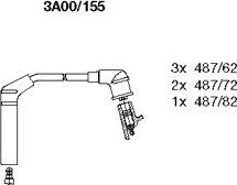 Bremi 3A00/155 - Augstsprieguma vadu komplekts www.autospares.lv