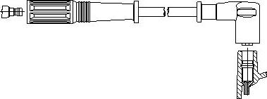 Bremi 722/65 - Augstsprieguma vads www.autospares.lv