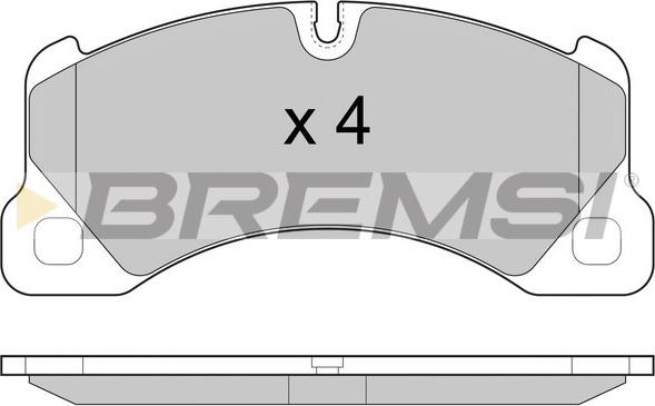 Bremsi BP3457 - Bremžu uzliku kompl., Disku bremzes www.autospares.lv