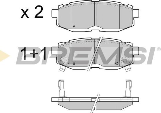 Aisin SS920-S - Bremžu uzliku kompl., Disku bremzes www.autospares.lv