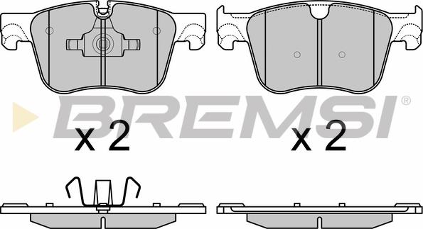 Bremsi BP3598 - Bremžu uzliku kompl., Disku bremzes autospares.lv