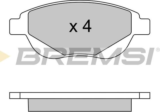 NUOVA TECNODELTA PNT1571 - Bremžu uzliku kompl., Disku bremzes www.autospares.lv