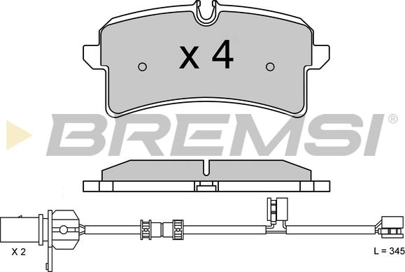 Bremsi BP3624 - Bremžu uzliku kompl., Disku bremzes www.autospares.lv