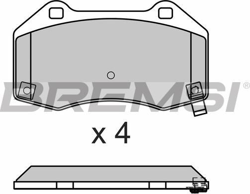 Bremsi BP3675 - Bremžu uzliku kompl., Disku bremzes www.autospares.lv