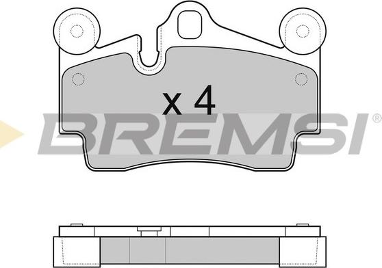 Bremsi BP3097 - Bremžu uzliku kompl., Disku bremzes autospares.lv