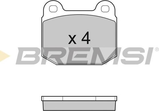 Bremsi BP3035 - Bremžu uzliku kompl., Disku bremzes www.autospares.lv