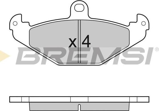 Bremsi BP3033 - Bremžu uzliku kompl., Disku bremzes autospares.lv