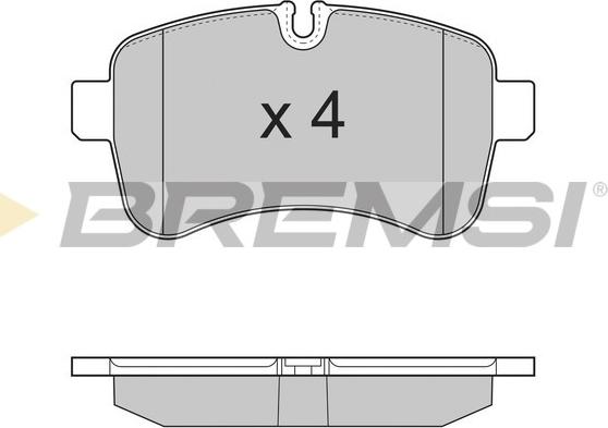 Bremsi BP3315 - Bremžu uzliku kompl., Disku bremzes www.autospares.lv