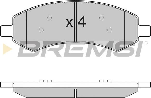 Bremsi BP3310 - Bremžu uzliku kompl., Disku bremzes www.autospares.lv