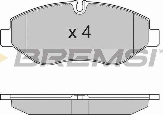 Bremsi BP3324TR - Bremžu uzliku kompl., Disku bremzes www.autospares.lv