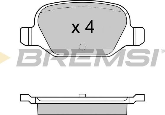 Bremsi BP2974 - Bremžu uzliku kompl., Disku bremzes autospares.lv