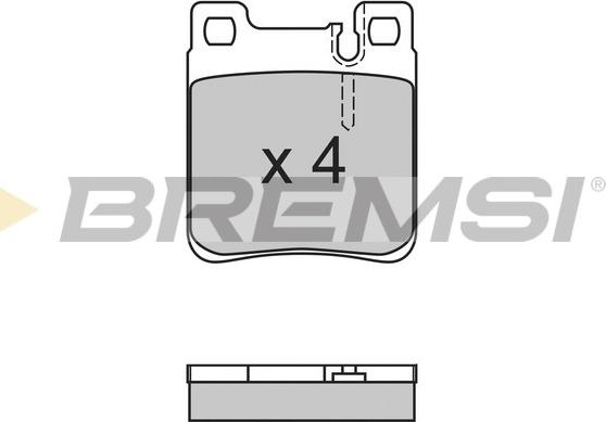 Bremsi BP2653 - Bremžu uzliku kompl., Disku bremzes www.autospares.lv