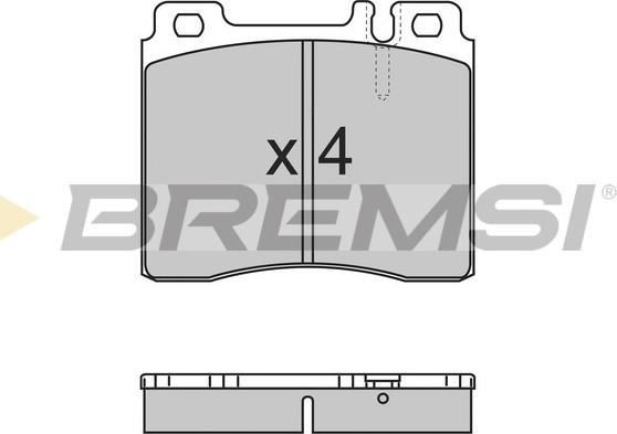 Bremsi BP2657 - Bremžu uzliku kompl., Disku bremzes autospares.lv