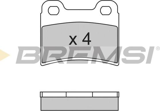 Bremsi BP2630 - Bremžu uzliku kompl., Disku bremzes www.autospares.lv