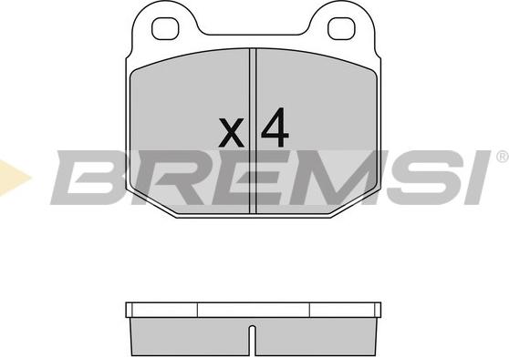 Bremsi BP2085 - Bremžu uzliku kompl., Disku bremzes www.autospares.lv