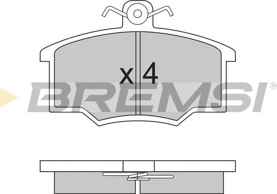 Bremsi BP2143 - Bremžu uzliku kompl., Disku bremzes autospares.lv