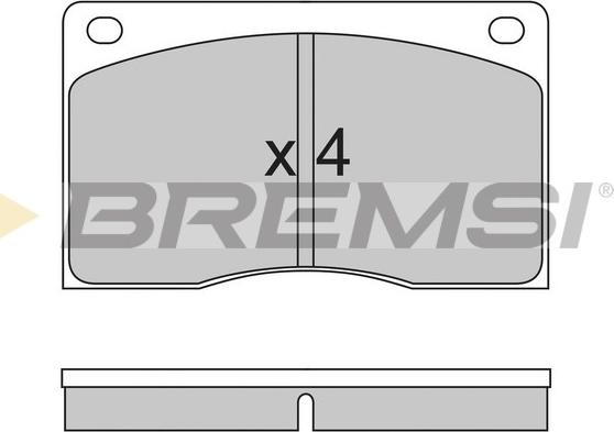 Bremsi BP2213 - Bremžu uzliku kompl., Disku bremzes autospares.lv