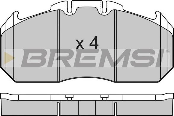 Bremsi BP7310 - Bremžu uzliku kompl., Disku bremzes www.autospares.lv