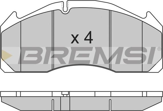 Adriauto GLBP026HD - Bremžu uzliku kompl., Disku bremzes www.autospares.lv