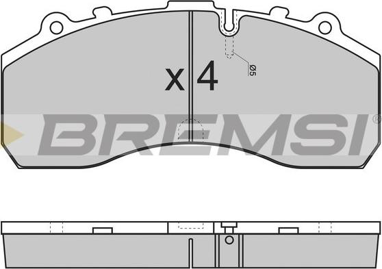 Bremsi BP7278 - Bremžu uzliku kompl., Disku bremzes www.autospares.lv