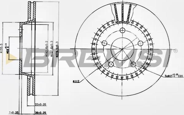 Bremsi CD6190V - Bremžu diski autospares.lv