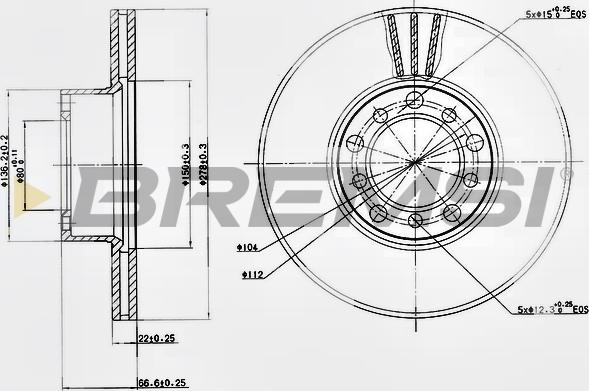 Bremsi CD6142V - Bremžu diski autospares.lv