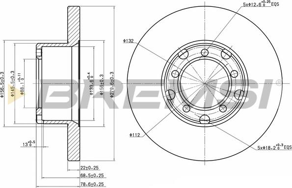 Bremsi CD6853S - Bremžu diski autospares.lv