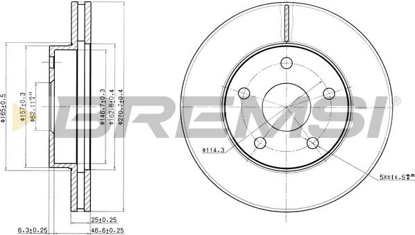 Bremsi CD6806V - Bremžu diski autospares.lv