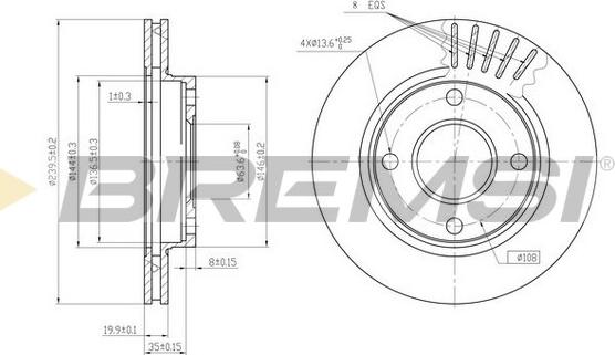 Bremsi CD6887V - Bremžu diski autospares.lv