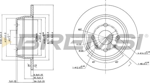 Bremsi CD6331S - Bremžu diski autospares.lv