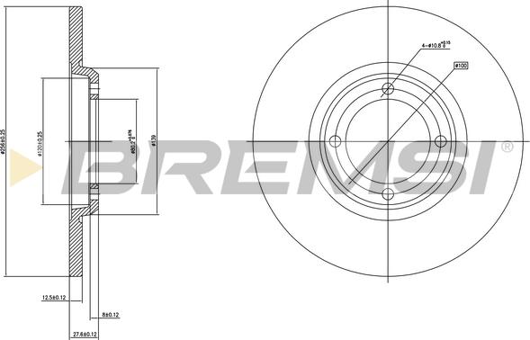 Bremsi CD6280S - Bremžu diski autospares.lv