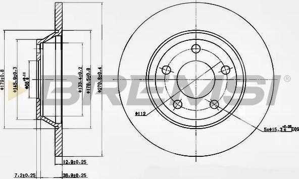 Bremsi CD6759S - Bremžu diski www.autospares.lv