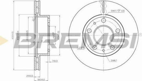 Bremsi CD6768V - Bremžu diski autospares.lv