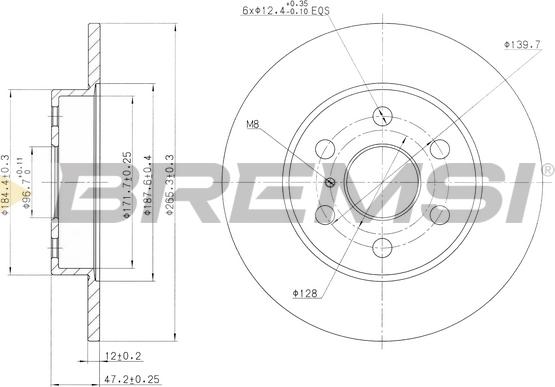 Bremsi CD6786S - Bremžu diski autospares.lv