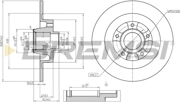 Bremsi CD8185S - Bremžu diski autospares.lv